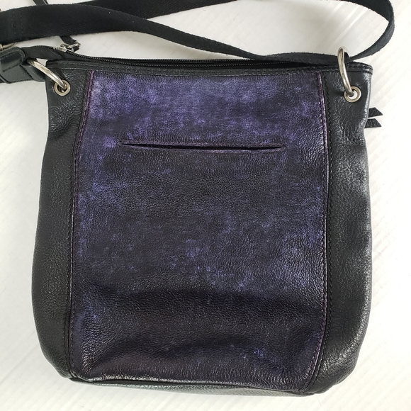 The Sak Crossbody Bag Womens Multicolored Laurel Pebbled Leather Handbag Purse - Picture 11 of 16